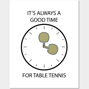 Ping Pong Table Tennis Tabletennis Paddle Funny Pun Meme Posters and Art